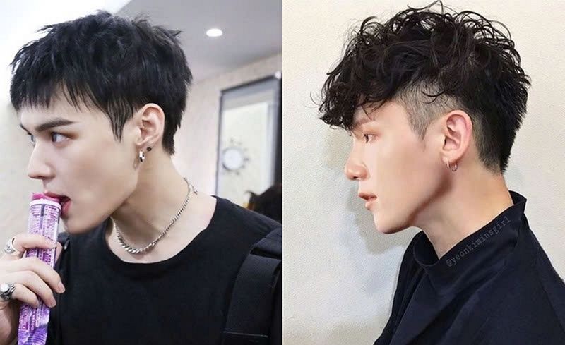 tóc nam uốn xoăn nhẹ ảnh 5