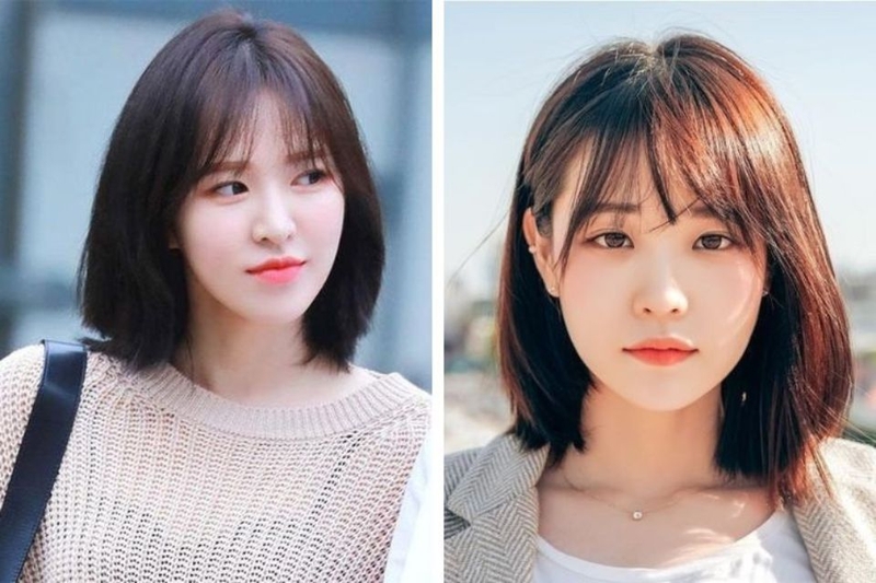 Tóc ngắn layer dành cho mặt trái xoan