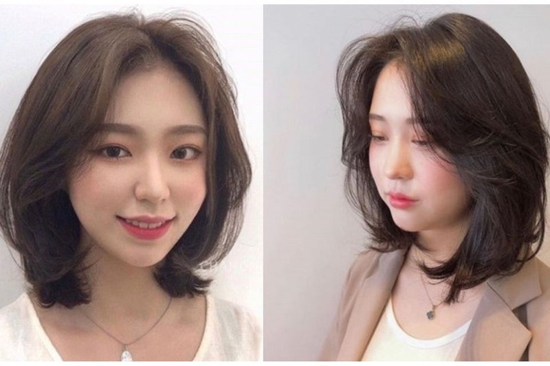 Kiểu tóc ngắn layer không mái