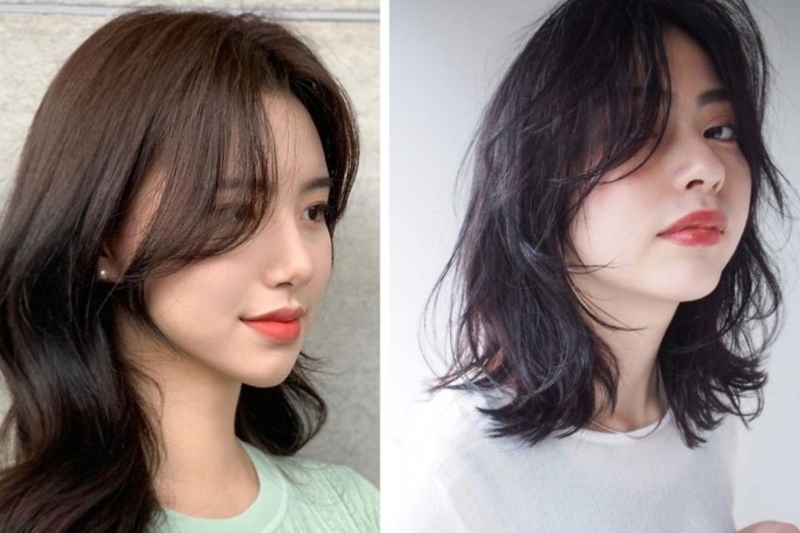 Kiểu tóc ngắn layer xoăn nhẹ