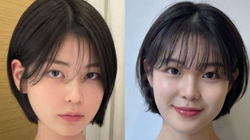 Tóc pixie mái thưa