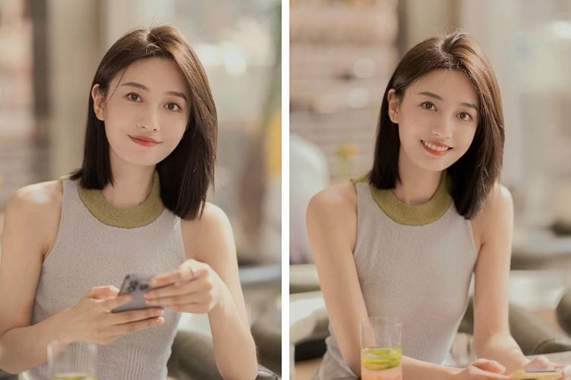 Tóc ngang vai thẳng - 02