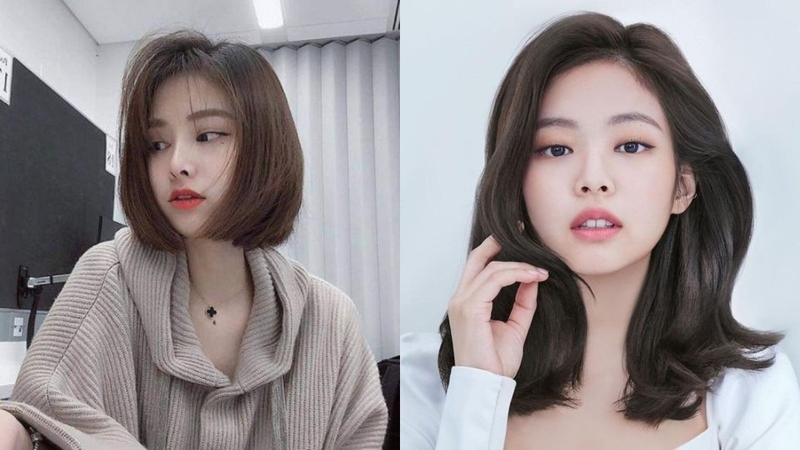 Tóc ngắn uốn lơi mái 7/3 làm nổi bật sự ngọt ngào, nữ tính của phái đẹp