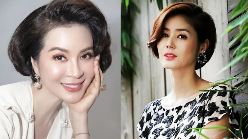 Tóc ngắn uốn giúp các quý bà trông trẻ trung hơn