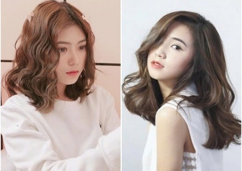 Tóc xoăn sóng lơi ngang vai ảnh 9