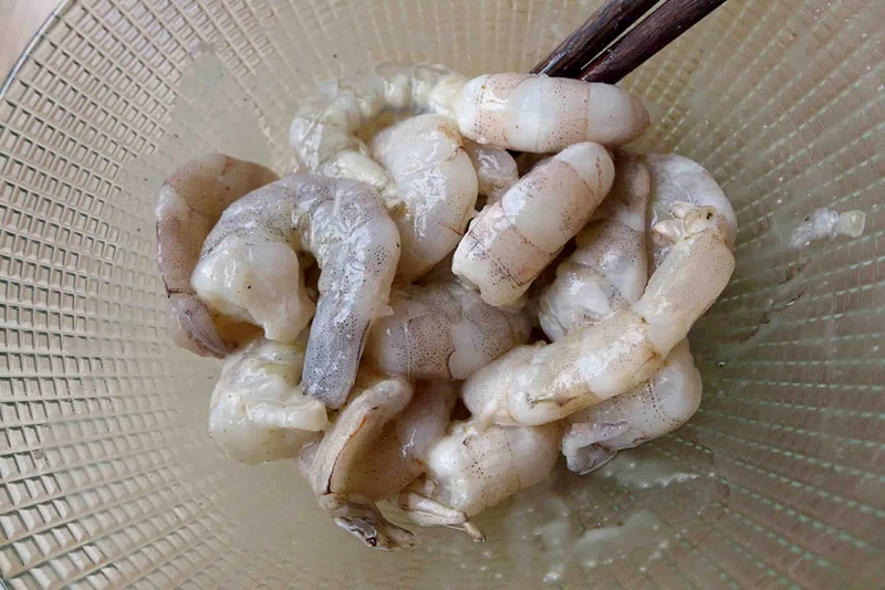 Tôm chiên trứng - 01