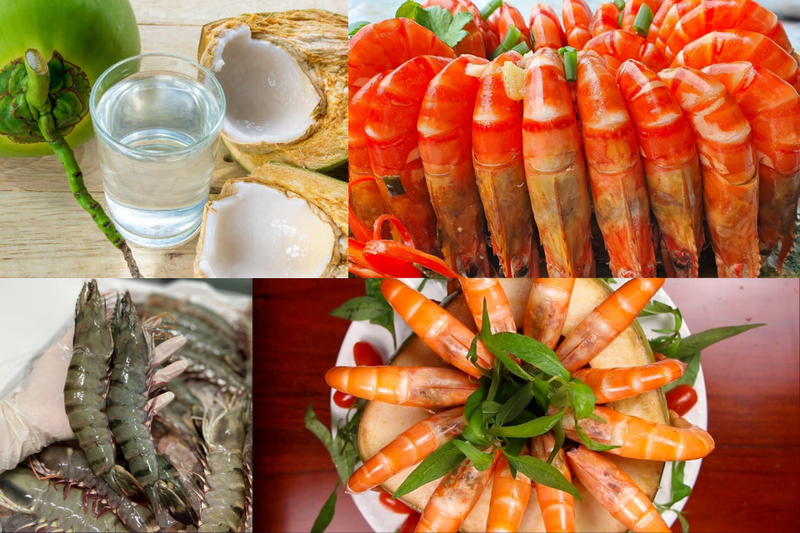 tôm hấp trái dừa (2)