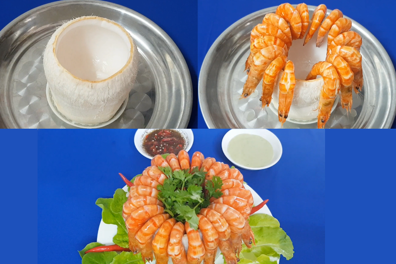 tôm hấp trái dừa (5)