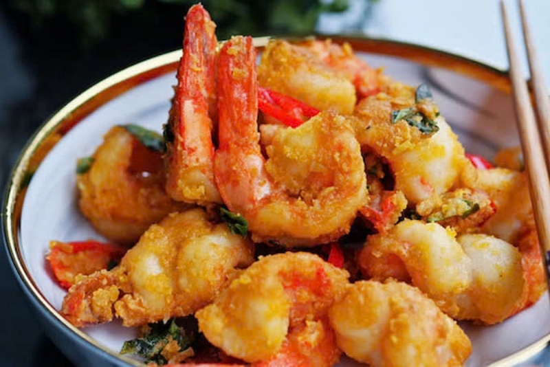 tôm sốt trứng muối ảnh 1