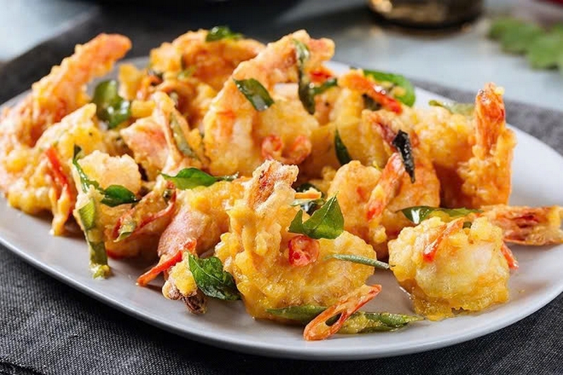 tôm sốt trứng muối ảnh 2