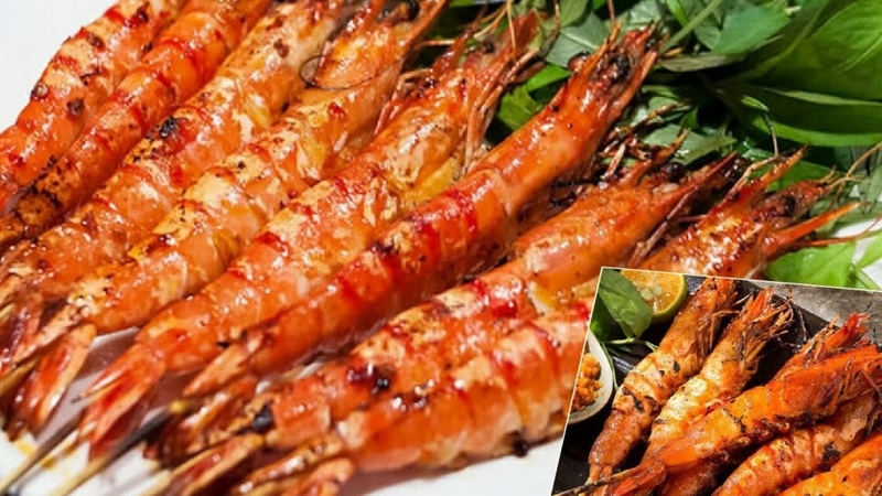 Tôm sú nướng muối ớt có cách chế biến và nguyên liệu đơn giản