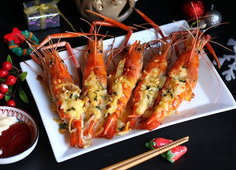 tôm sú nướng phô mai ảnh 5