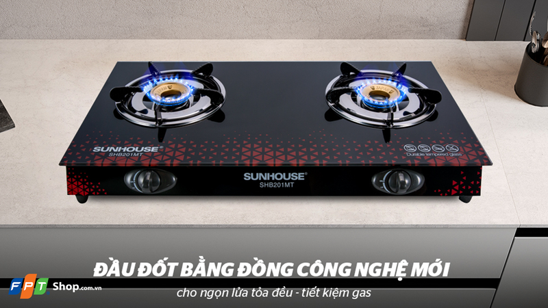bep gas duong kinh sunhouse shb201mt