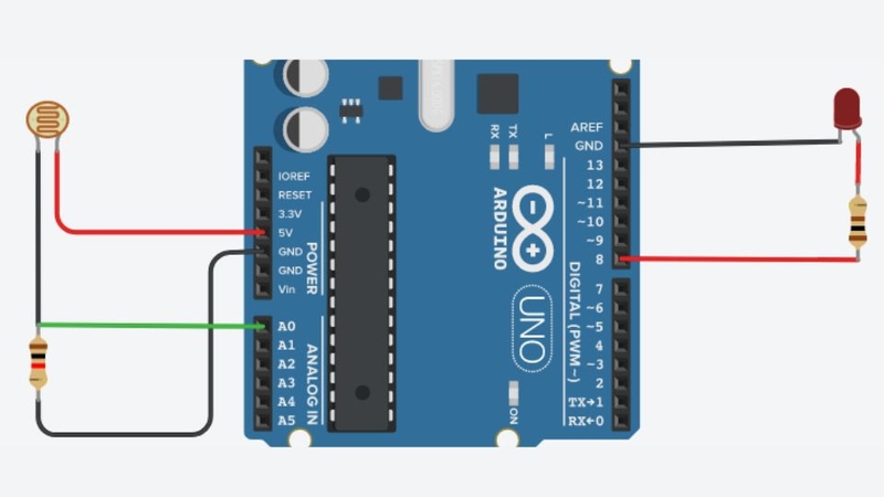 Cảm biến cường độ ánh sáng Arduino