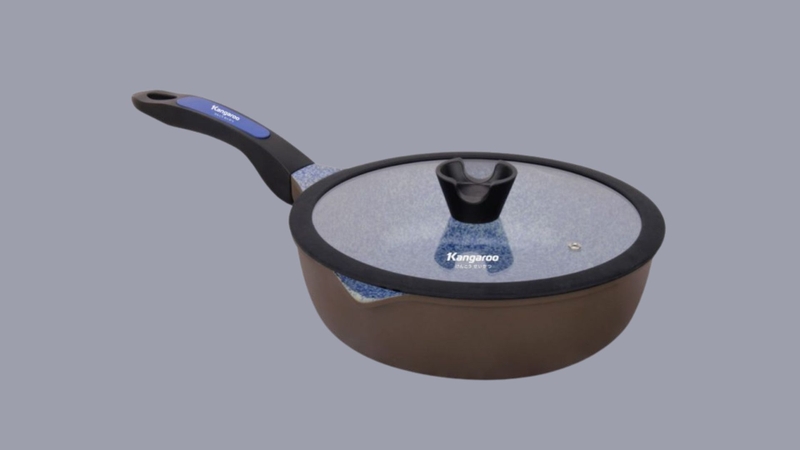 Chảo nhôm chống dính vân đá đáy từ Kangaroo KG213L