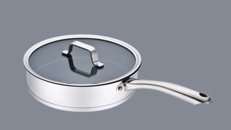 Chảo inox 5 đáy chống dính đáy từ Kangaroo KG01F124