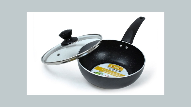 Chảo nhôm sâu lòng chống dính đáy từ Goldsun GPA1004-20IH
