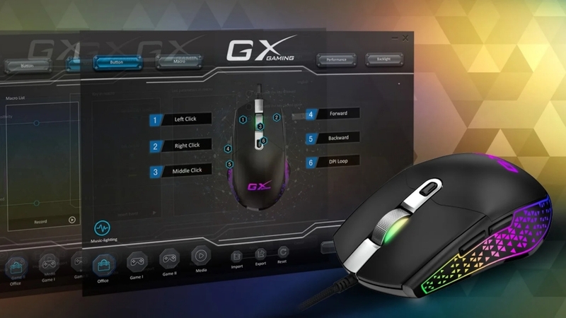 Genius Scorpion M700 là mẫu chuột chơi game không dây có form nhỏ gọn