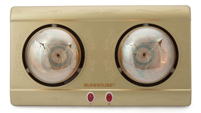 Đèn sưởi phòng tắm 2 bóng Sunhouse SHD3812