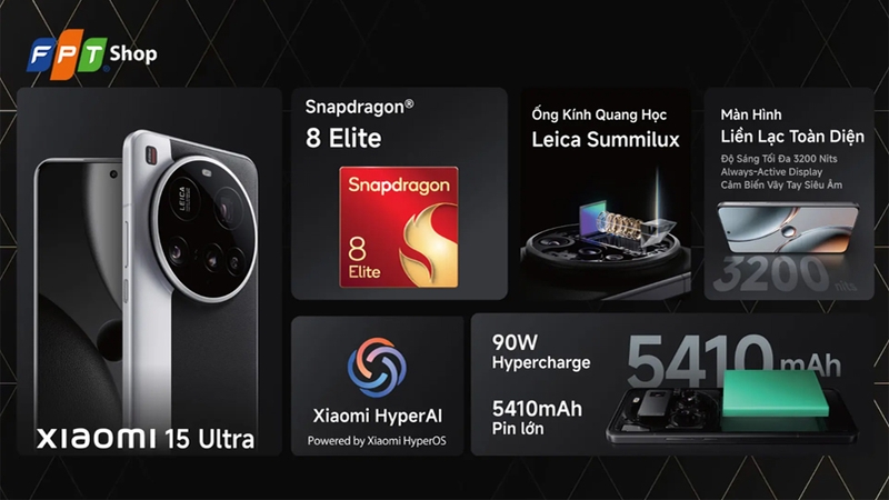 Điện thoại Xiaomi 15 Ultra 5G