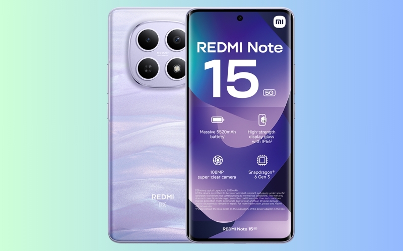 Xiaomi Redmi Note 15 5G 6 GB 128 GB