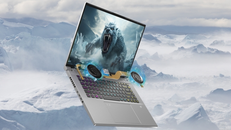 Predator Triton Neo 16 PTN16-51-78JQ có màn hình 16 inch, độ phân giải 2560 x 1600 pixel cùng tốc độ làm mới lên đến 240Hz