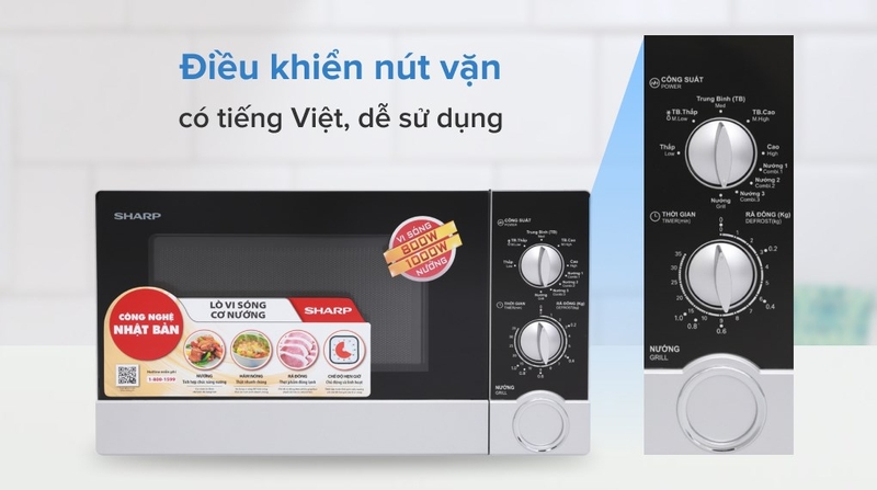 Top lò vi sóng bền đẹp cho gia đình 5