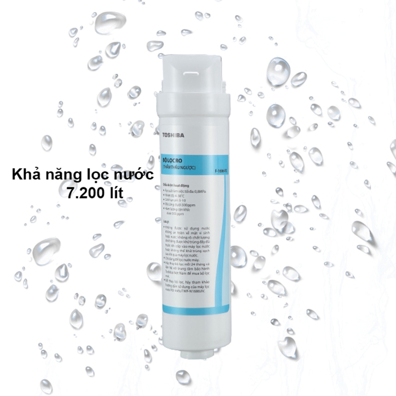 Tuổi thọ lâu dài, có thể thay sau 24 tháng khoảng 7.200 lít nước