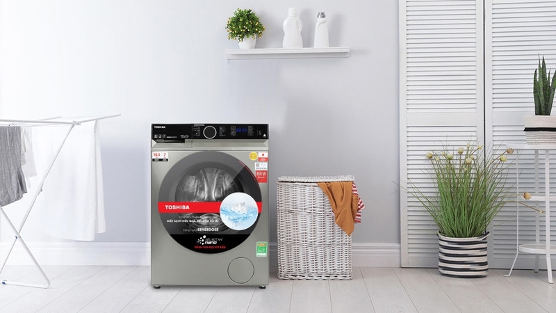 Samsung TWD-BM115GF4V(SK) có thiết kế lồng ngang, cửa trước