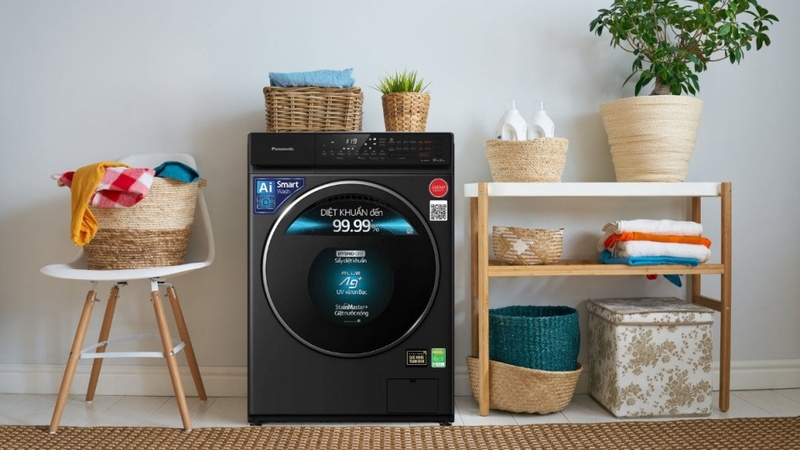 Panasonic NA-S96FR1BVT có chế độ sấy giúp diệt khuẩn đến 99.99%