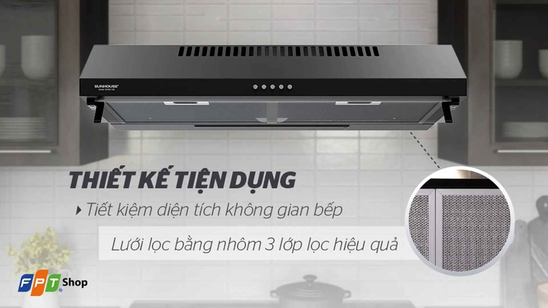 top máy hút mùi âm tủ dưới 6 triệu hình 3