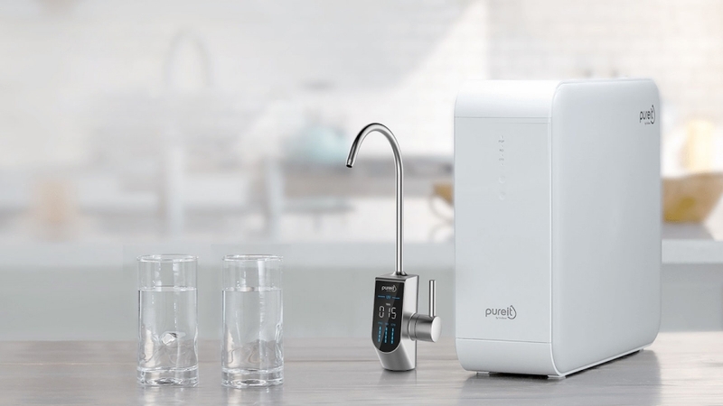 Pureit Delica U5840 có vòi nước được làm từ thép không gỉ