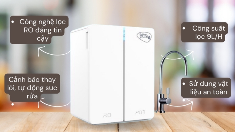 Pureit Tanka UR3140 được làm từ những vật liệu an toàn với sức khỏe, không chứa BPA