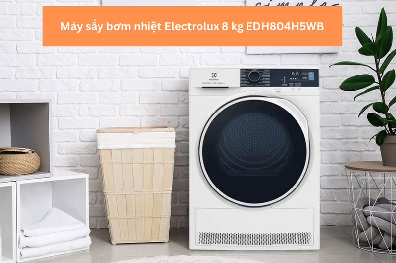 Máy sấy bơm nhiệt Electrolux EDH804H5WB