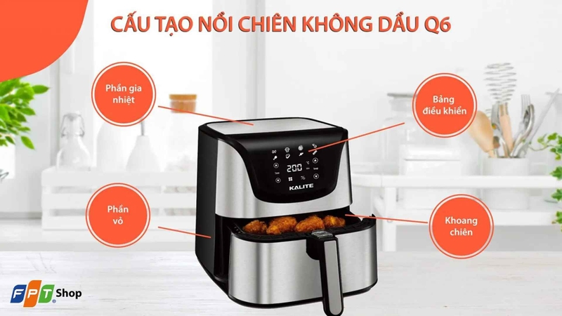 top nồi chi&ecirc;n kh&ocirc;ng dầu Kalite 2026 h&igrave;nh 1