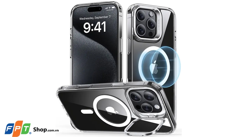 Ốp lưng MagSafe iPhone 16 Pro Max nhựa TPU