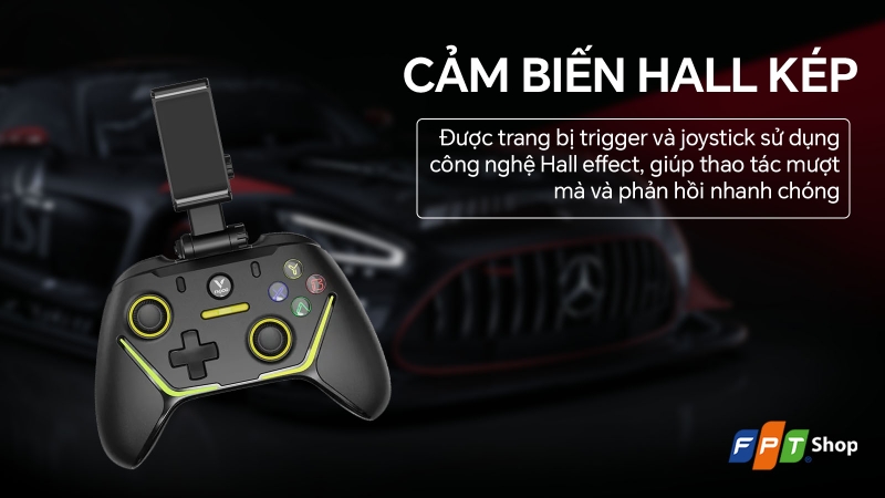 tay cam choi game rapoo v610m