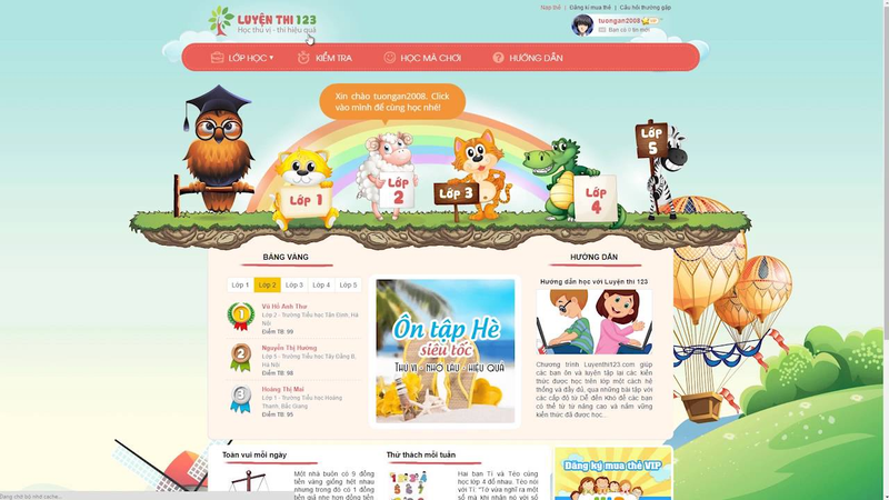 Top trang web học Toán lớp 4 1