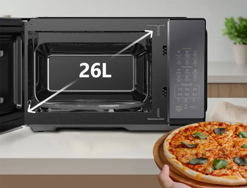 Lò vi sóng có nướng Toshiba 26 lít MW3-EG26PE(BM)VN với dung tích chứa đến 26 lít