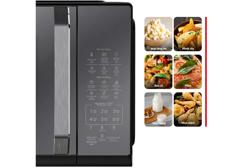 Toshiba 26 lít MW3-EG26PE(BM)VN với 7 chương trình nấu tự động