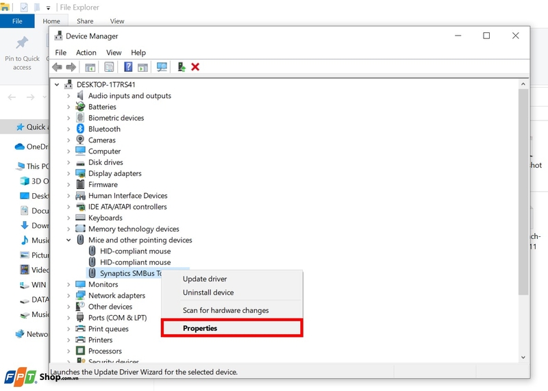 Touchpad không dùng được 2 ngón Win 10 hình 4
