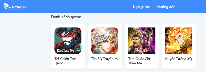 Cách nạp Tam Quốc Chí: Thần Ma - Bước 1
