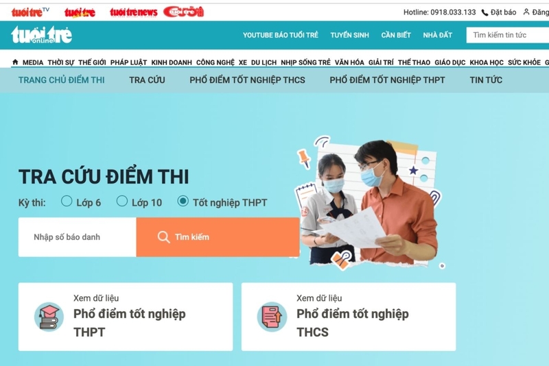 tra cứu điểm thi thpt bằng cccd 5