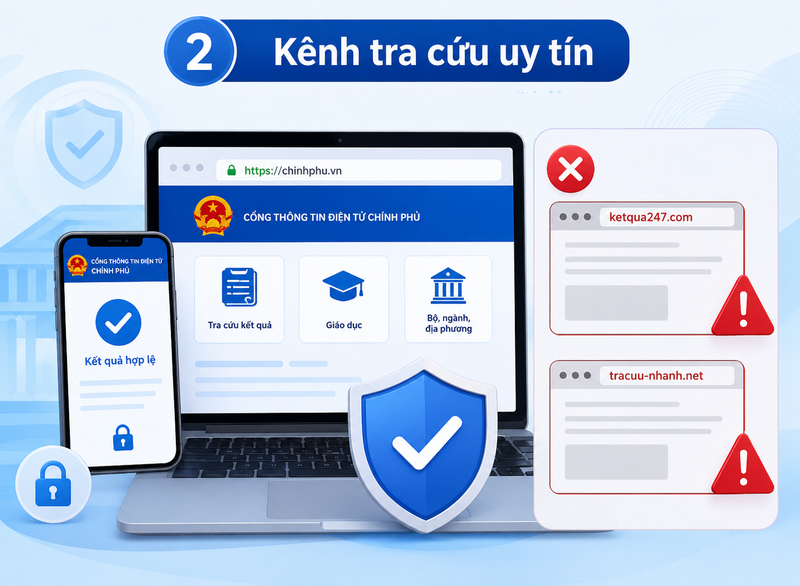 Hướng dẫn tra cứu điểm thi khi chỉ nhớ họ tên - bước 2