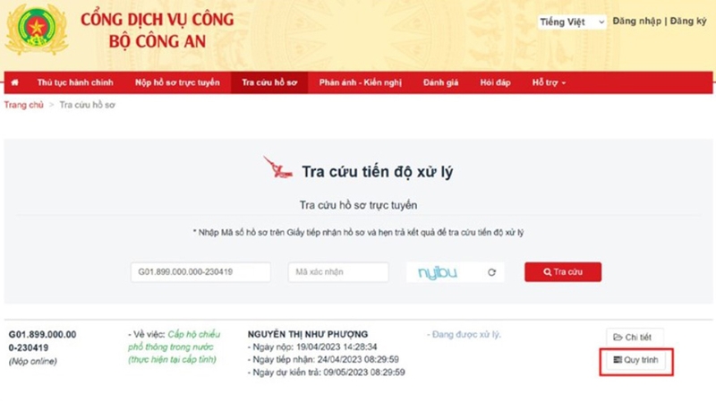 tra cứu hộ chiếu làm xong chưa (hình 4)