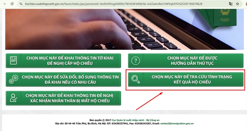 tra cứu hộ chiếu làm xong chưa (hình 8)