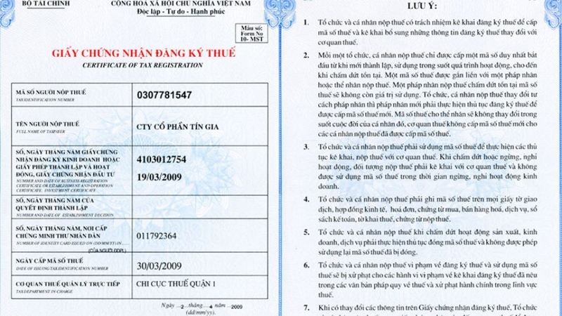 Mã số thuế 10 chữ số áp dụng cho doanh nghiệp, tổ chức có tư cách pháp nhân, hộ kinh doanh và cá nhân kinh doanh