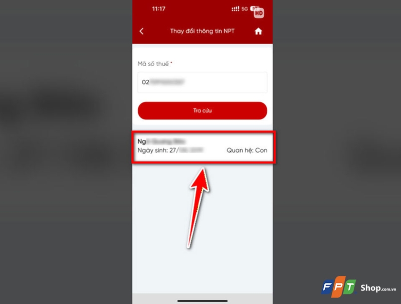 Cách tra cứu người phụ thuộc trên Etax Mobile - 02