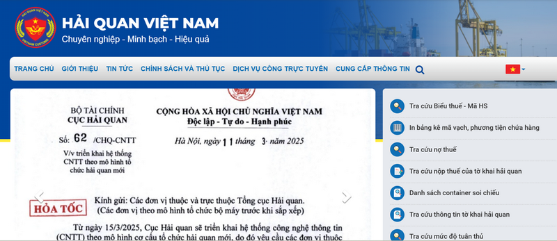 Hướng dẫn tra cứu nợ thuế hải quan chi tiết