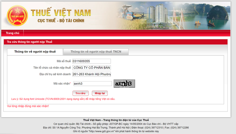 tra cứu thông tin doanh nghiệp 2